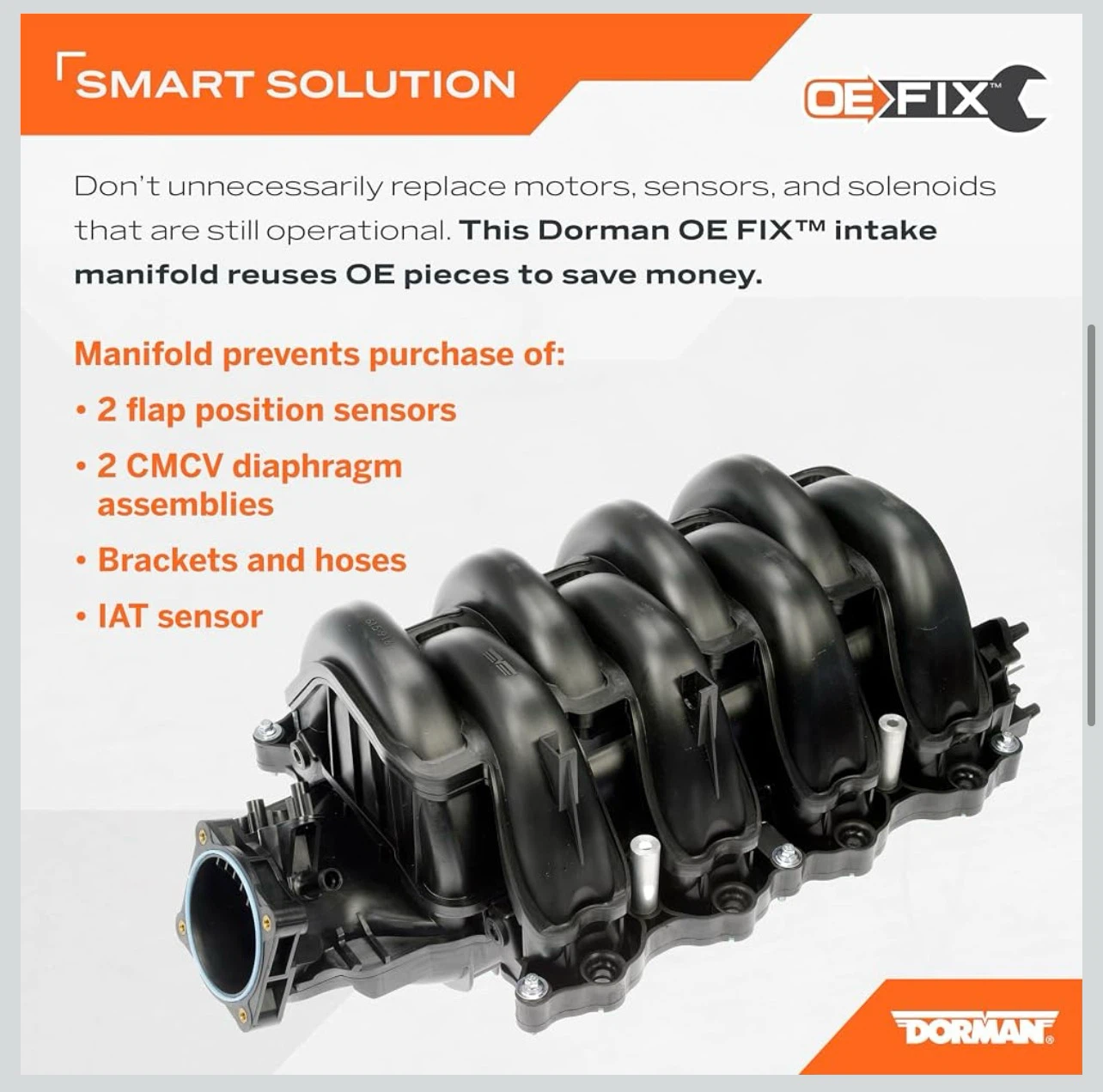 Brand new! Dorman OE FIX Intake Manifold - photo 3