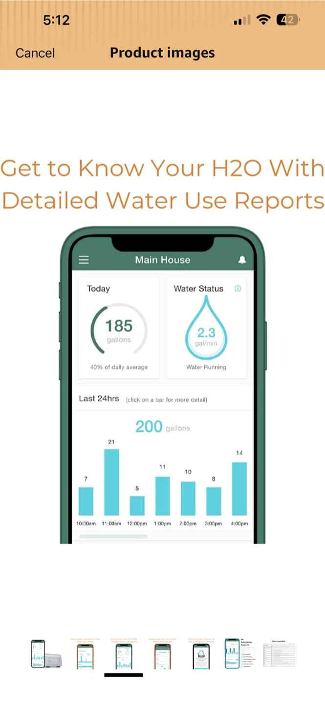 Flume 2 Smart Home Water Monitor & Water Leak Detector - photo 3