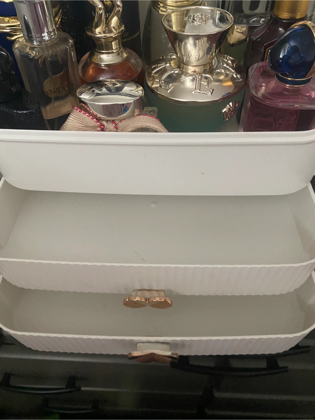 White Makeup Organizer with Drawers - photo 2