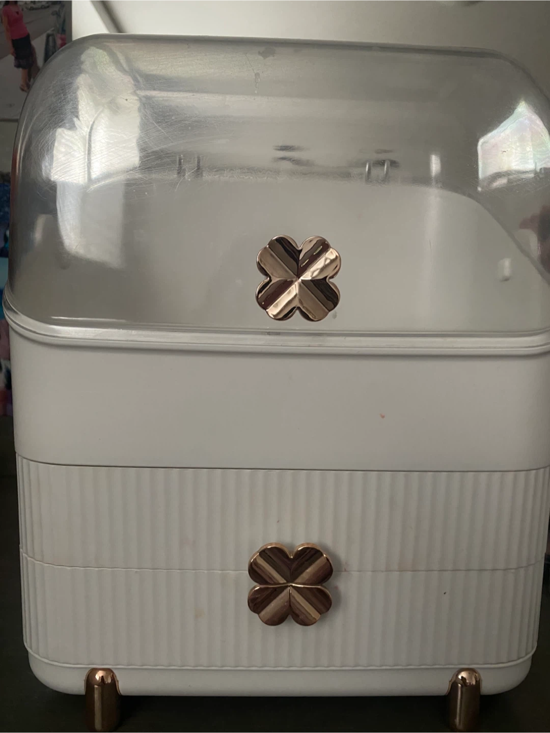 White Makeup Organizer with Drawers - photo 3
