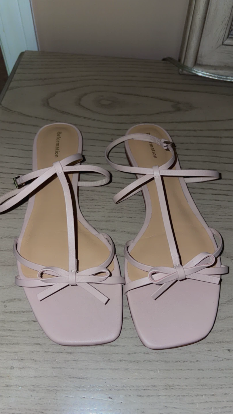 Reformation Maya Flat Sandal size 7 NEW - photo 2