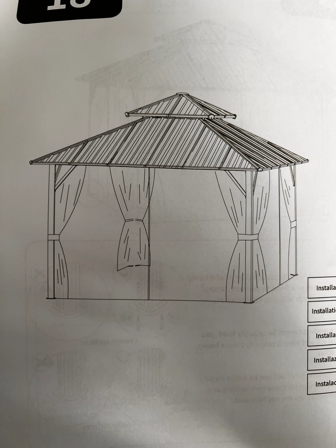 Gazebo 12x12ft - photo 5