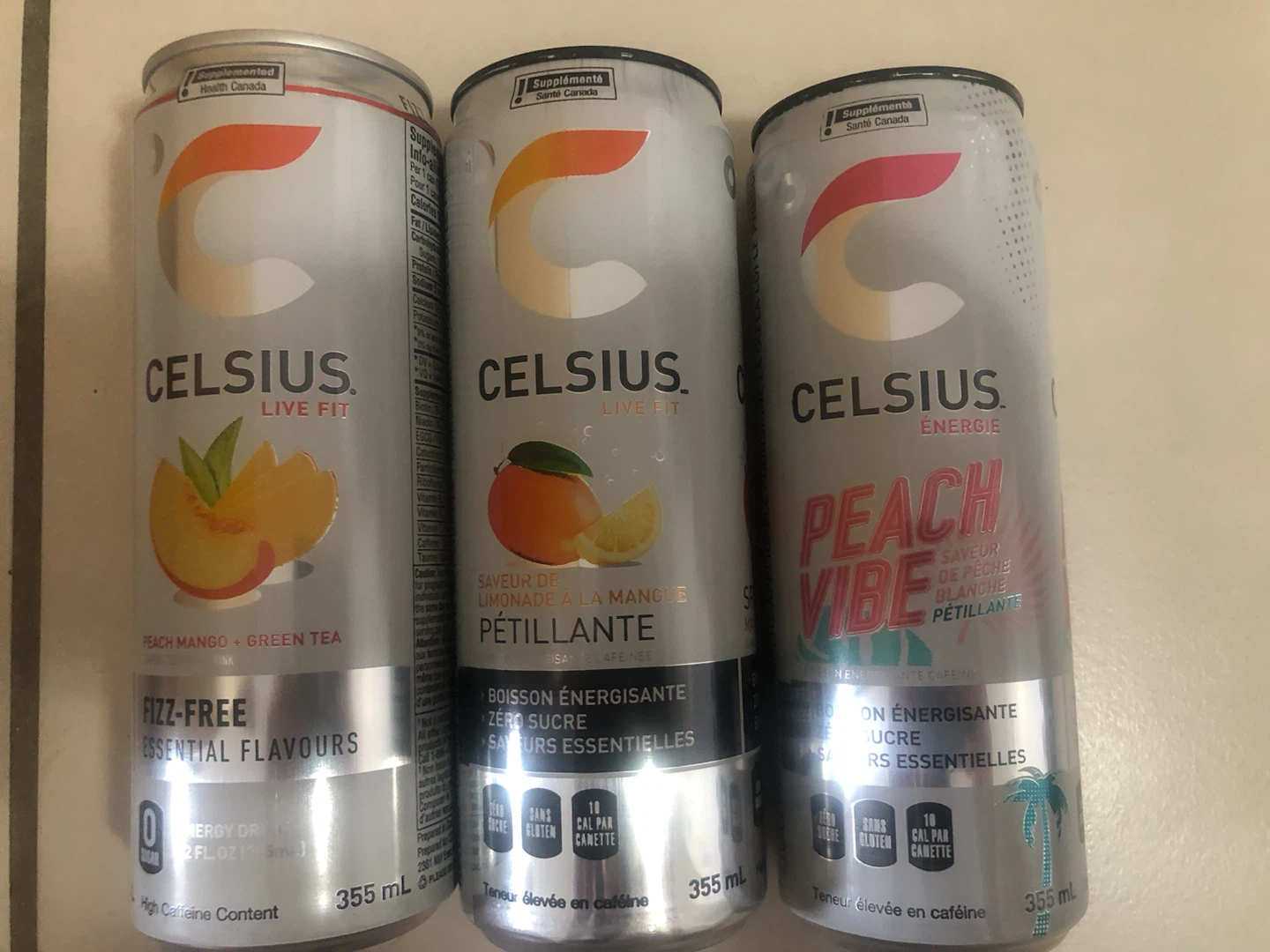 3-Pack Celsius Energy Drinks 355ml