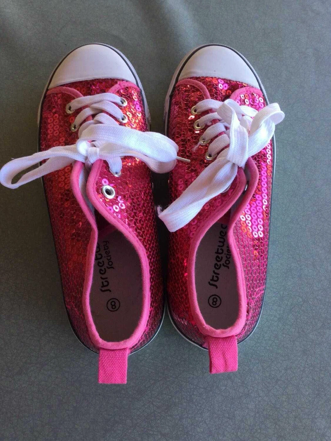 Sequinned shoes. Size 8. New. - photo 4