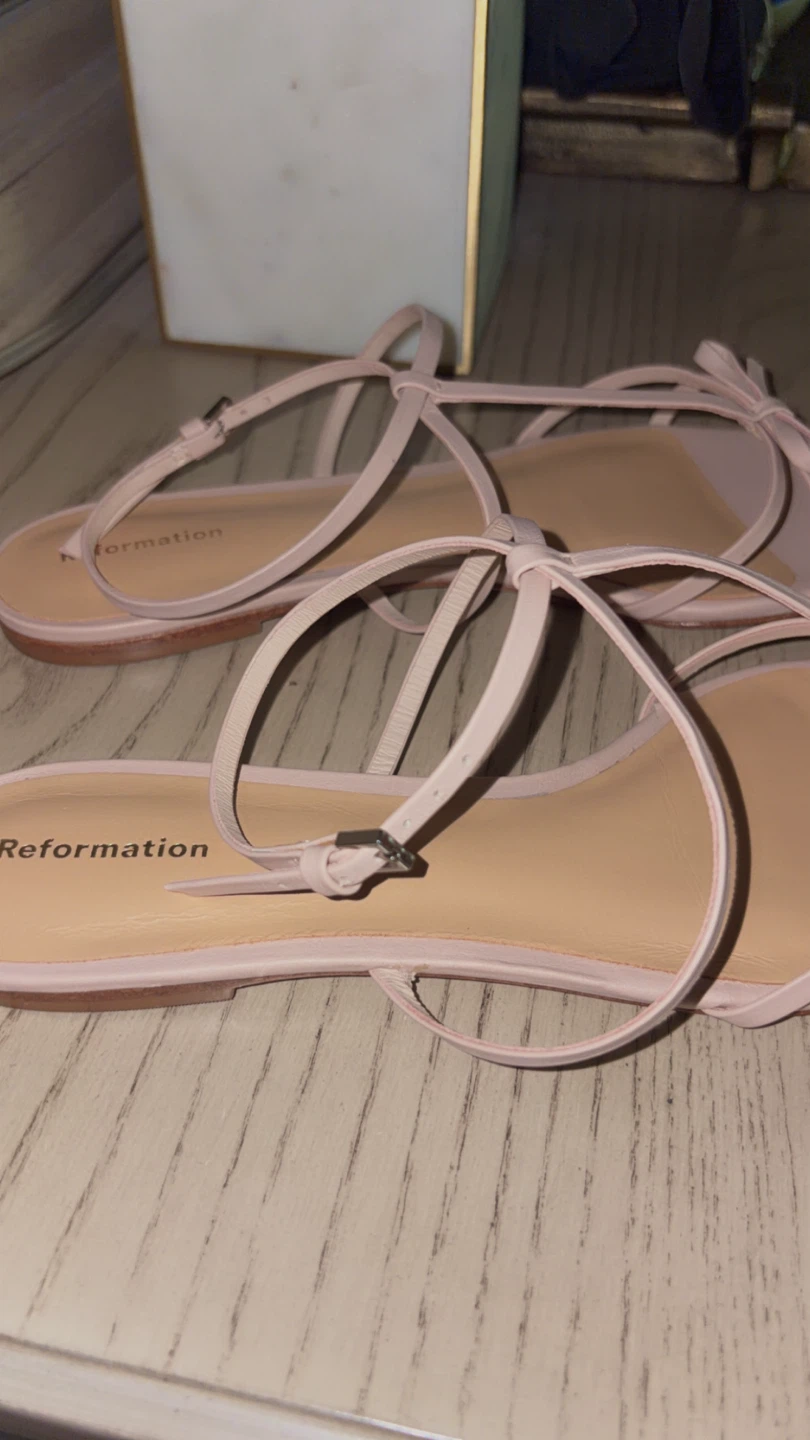 Reformation Maya Flat Sandal size 7 NEW - photo 5