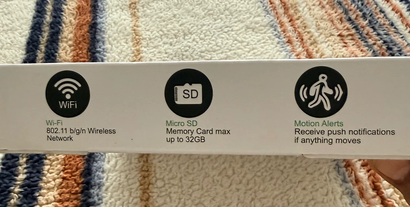 Brand new Photo Frame Wi-Fi Hidden Security Camera never used - photo 3