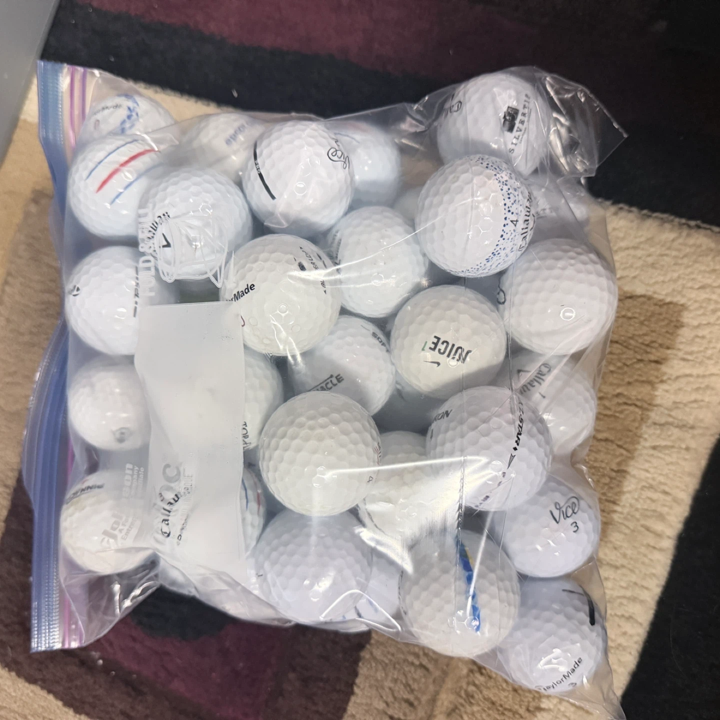 50 Mixed Brand Golf Balls