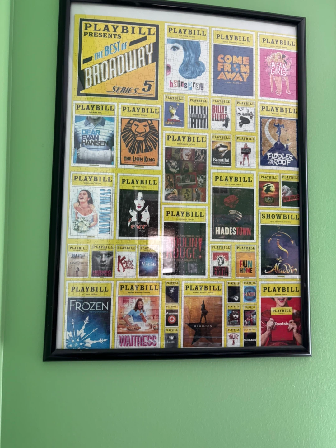 Playbill The Best of Broadway Series 5 Framed Puzzle - photo 2