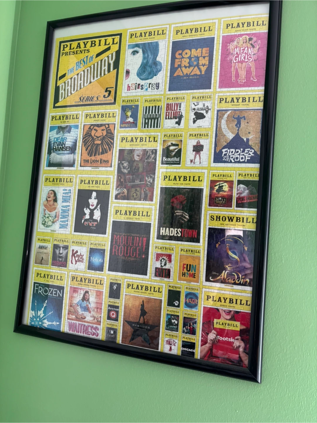 Playbill The Best of Broadway Series 5 Framed Puzzle - photo 3