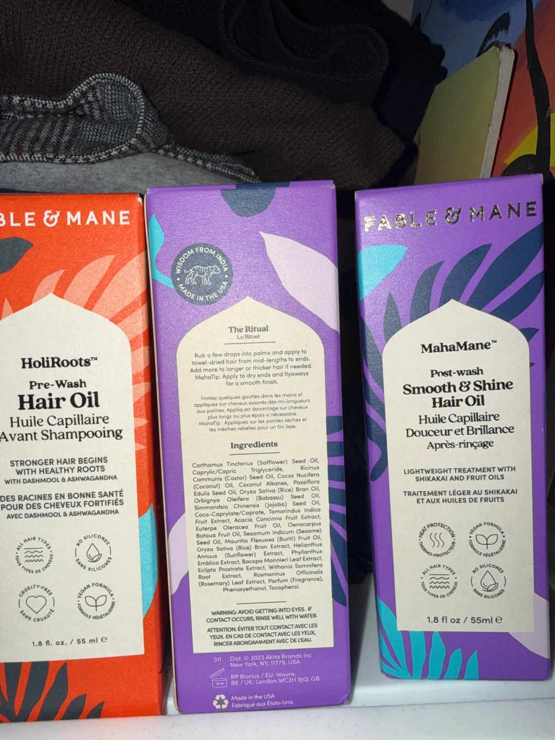 Fable & Mane HoliRoots Pre-Wash Hair Oil