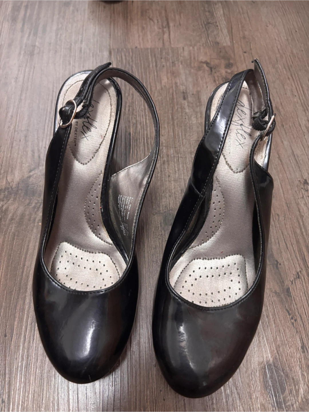 dexflex by Dexter Black Slingback Wedge Heels - photo 2