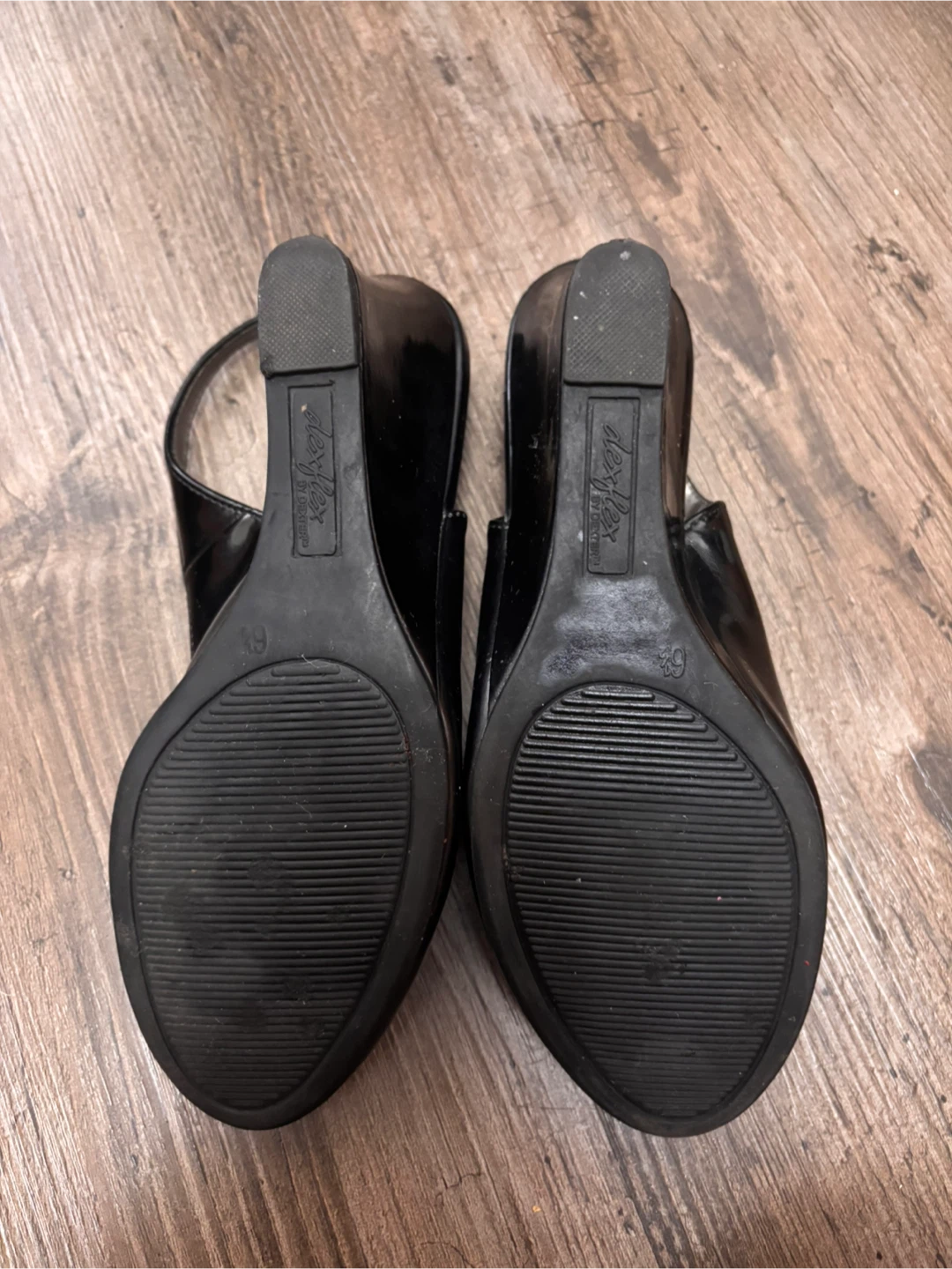 dexflex by Dexter Black Slingback Wedge Heels - photo 5