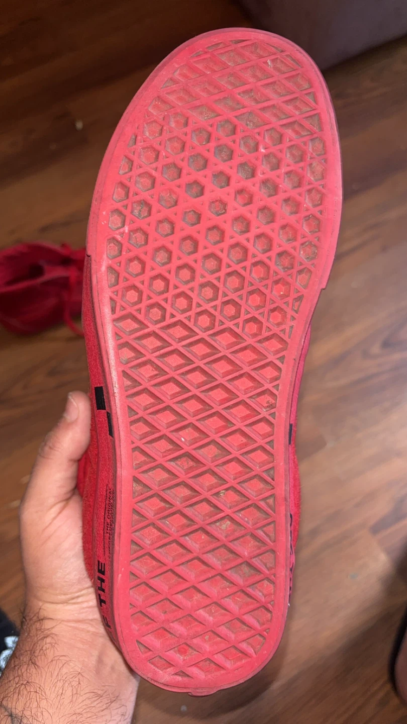 Red Vans High Top Sneakers - photo 3