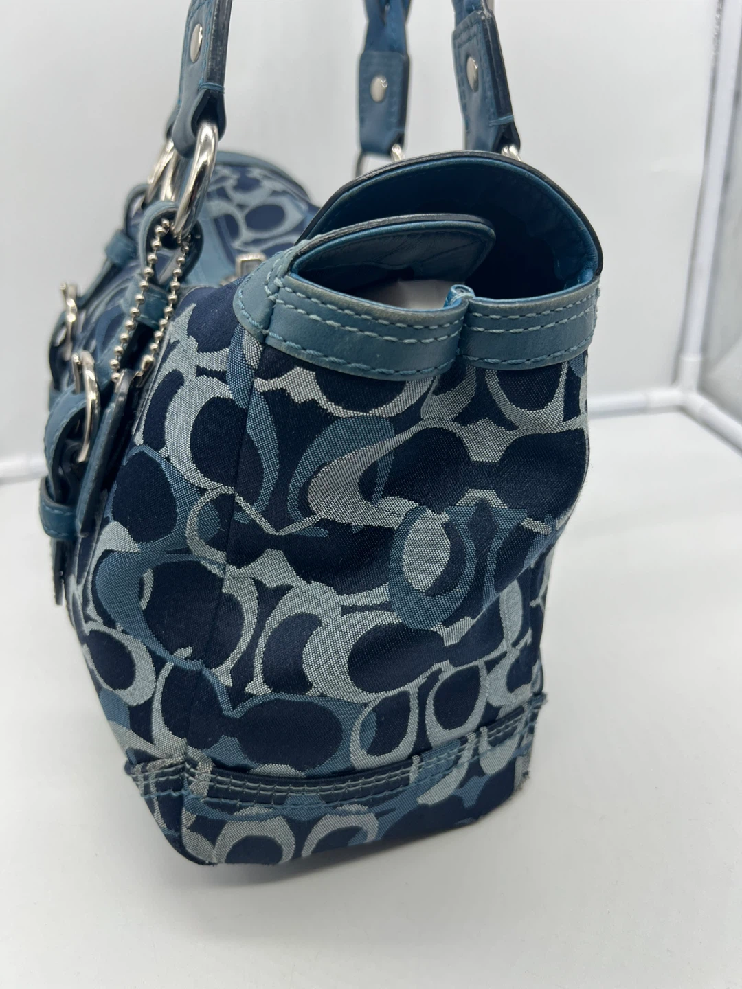 Coach Y2K Chelsea Optic Denim Blue Shoulder Bag - photo 3