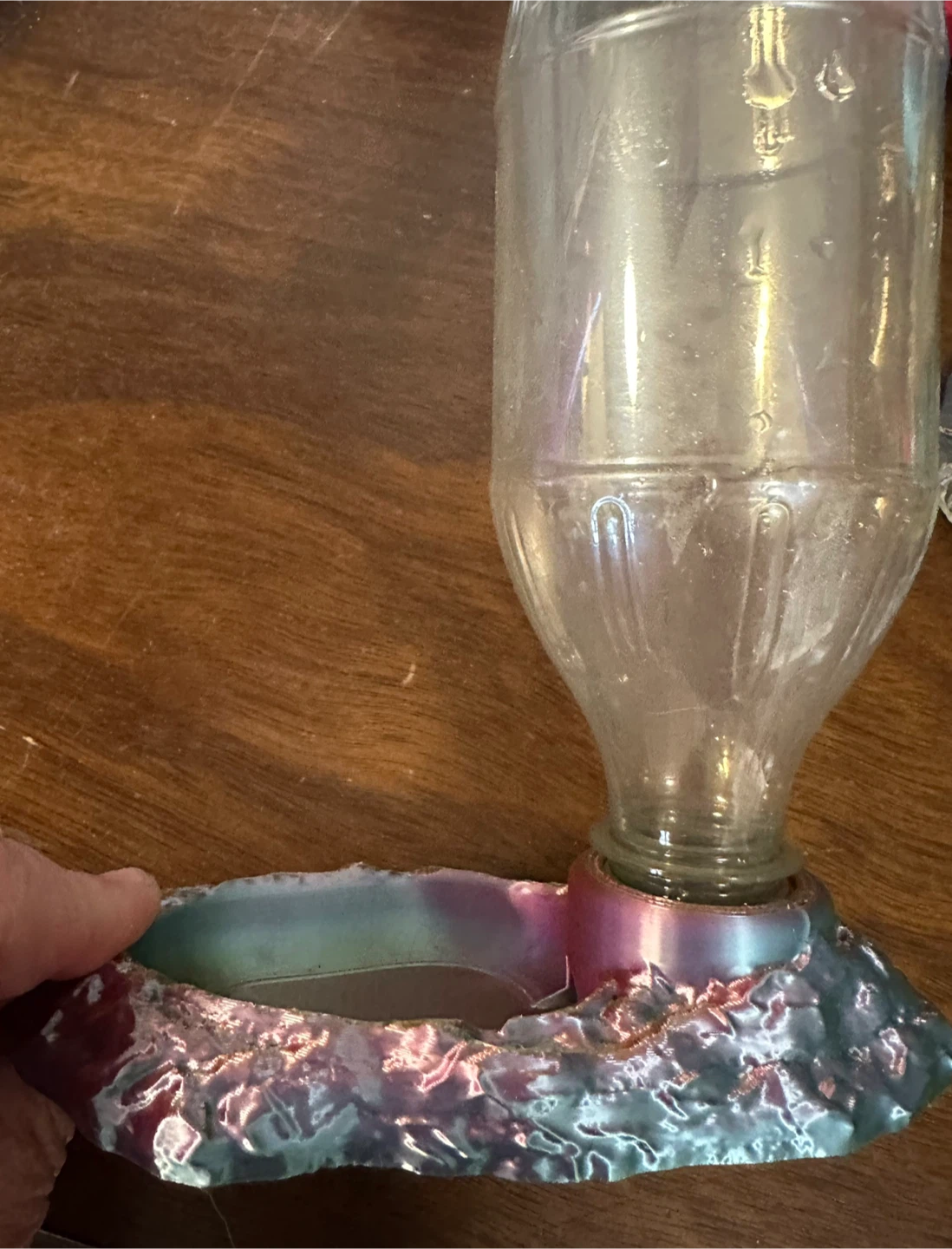 3D printed reptile water feeder