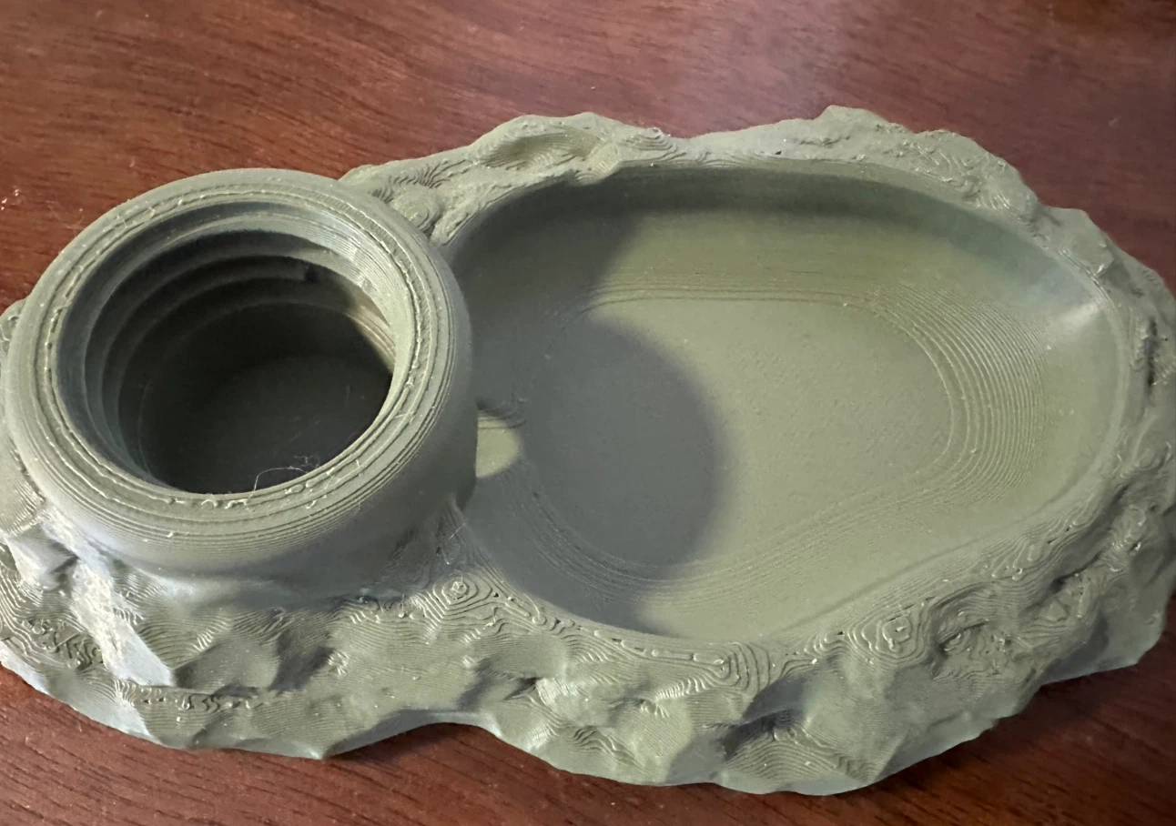 3D printed reptile water feeder - photo 5