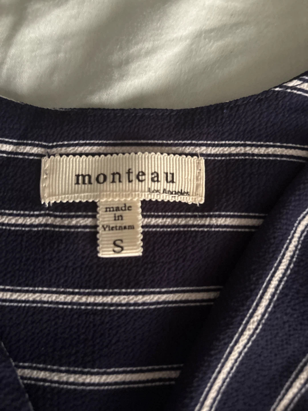 Monteau Navy Striped dress - photo 2