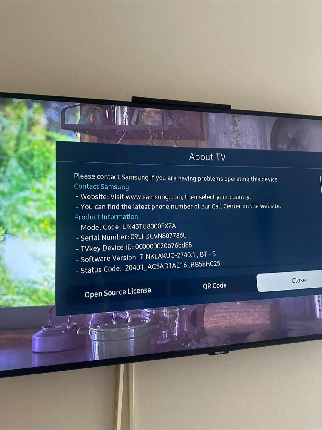 Samsung 43 inch Smart TV U8000 - photo 3