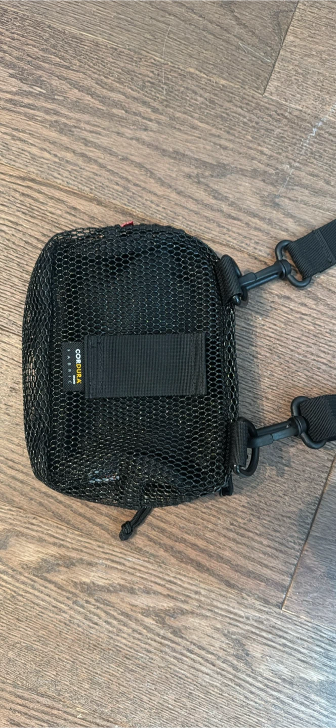 Supreme Black Mesh Shoulder Bag - photo 4