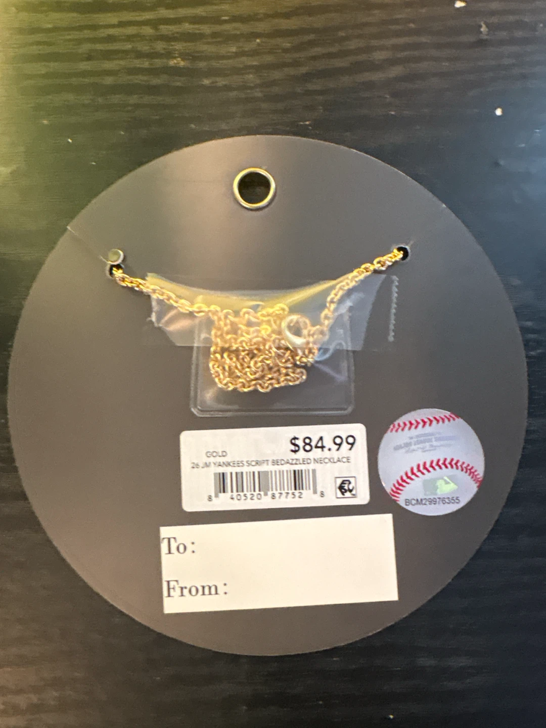 New York Yankees Script Bedazzled Necklace by Jill Martin - photo 2