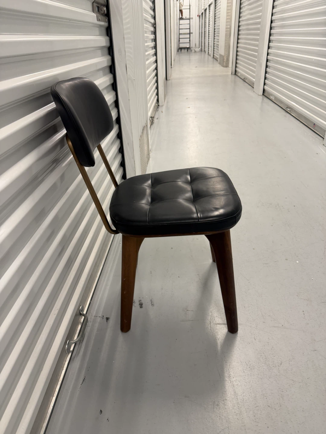 Stellar works black  Leather Dining Chair - photo 2