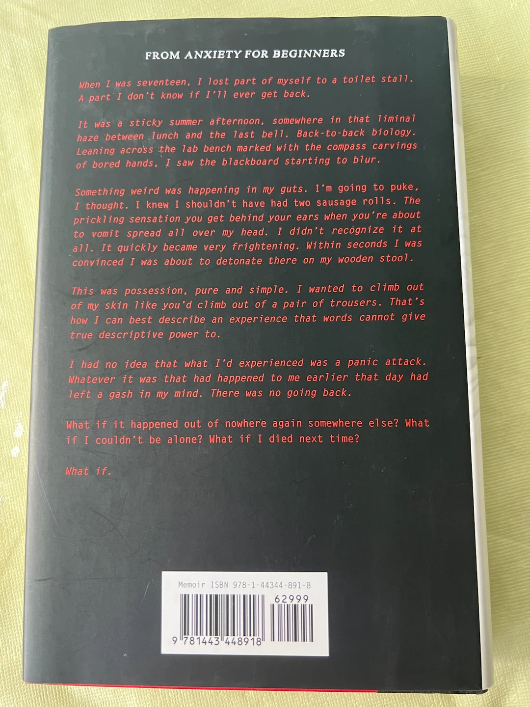 Anxiety for Beginners by Eleanor Morgan Book - photo 2