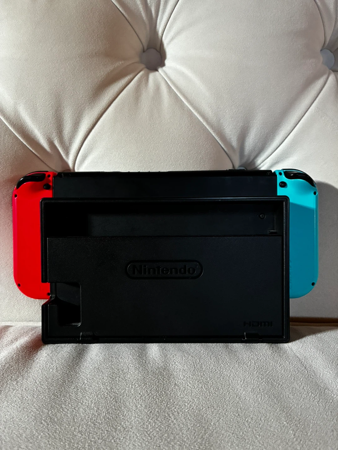 Nintendo Switch Console with Neon Blue and Red Joy-Cons - photo 2