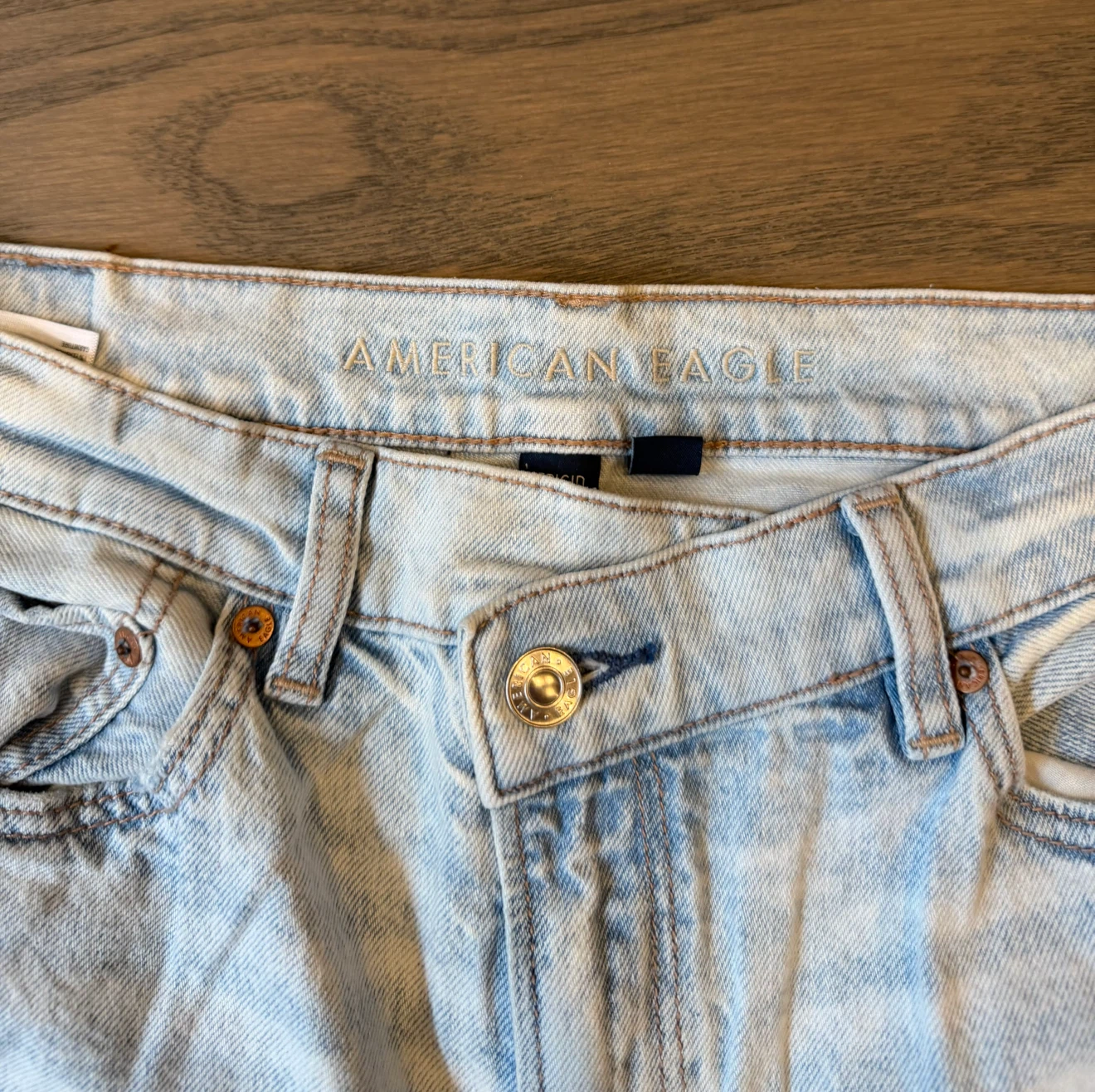 American Eagle Light Wash Straight Leg Jeans - photo 2