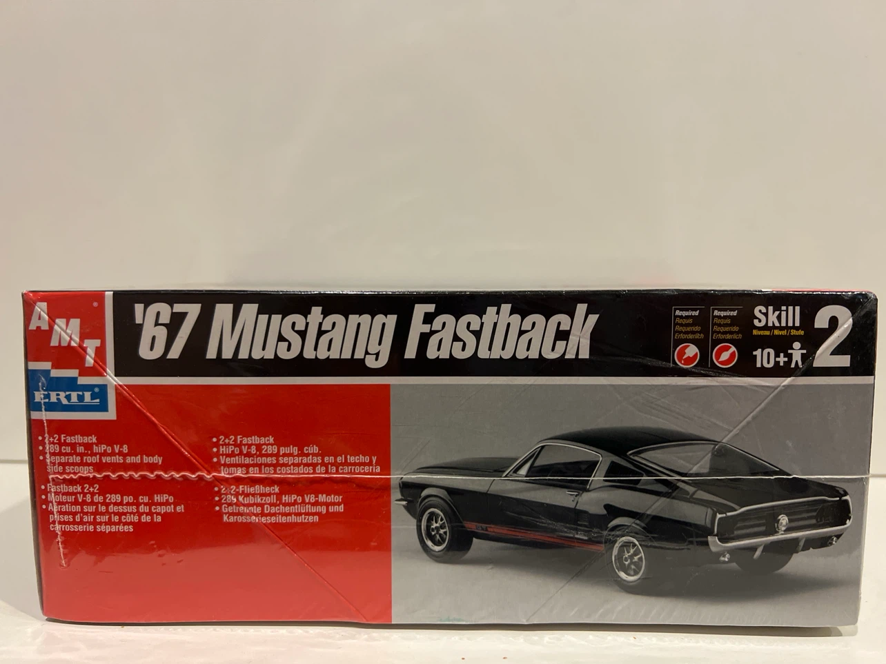 AMT ERTL 67 Mustang Fastback Model Kit 1:25 - photo 3
