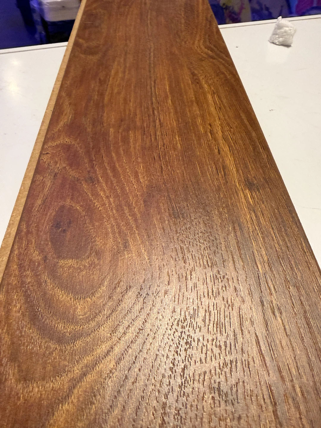 Warm Cinnamon Hickory - Water Resistant Laminate Plank Flooring - photo 3