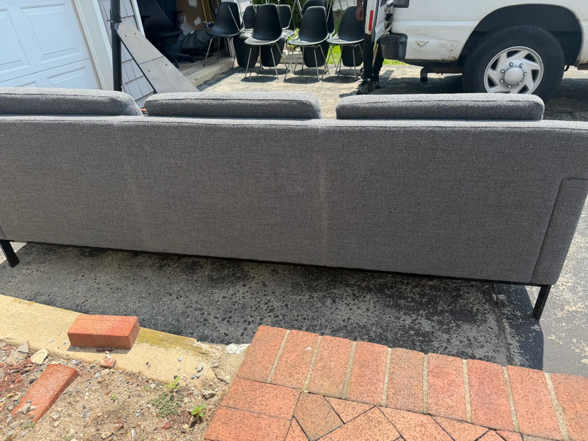 Gray 3-Seater Sofa - photo 4