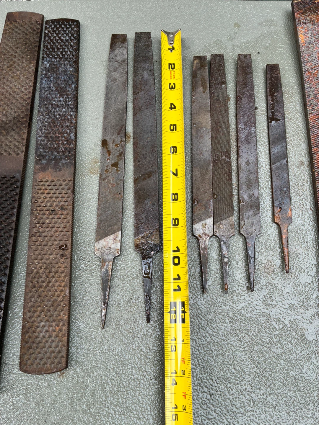 Lot 7 Vintage Antique Metal Files Black Diamond Canada tools - photo 3