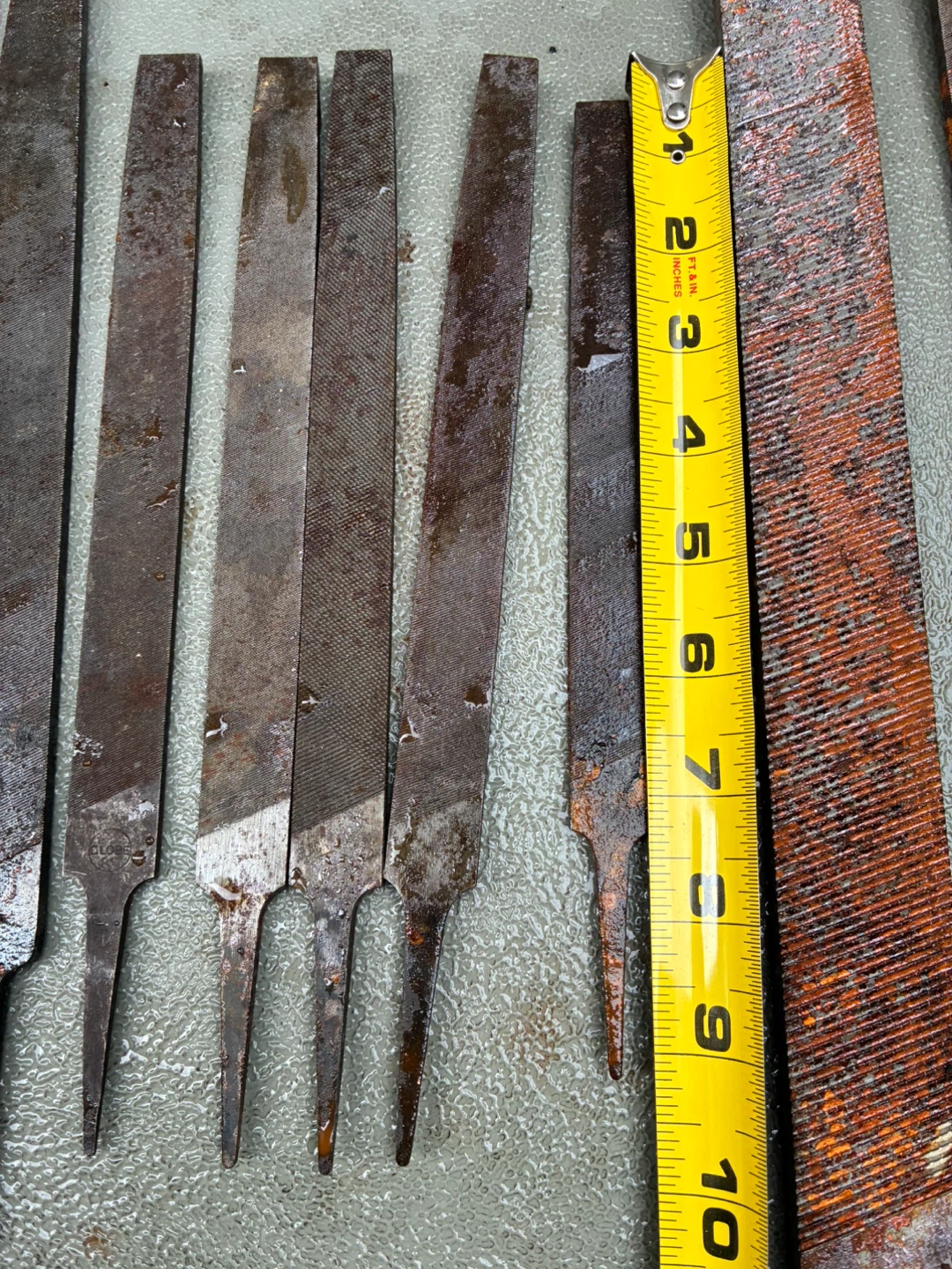 Lot 7 Vintage Antique Metal Files Black Diamond Canada tools - photo 4
