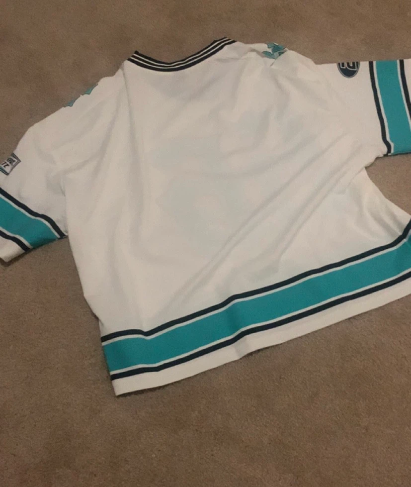 White Jersey with Teal '66' - photo 2
