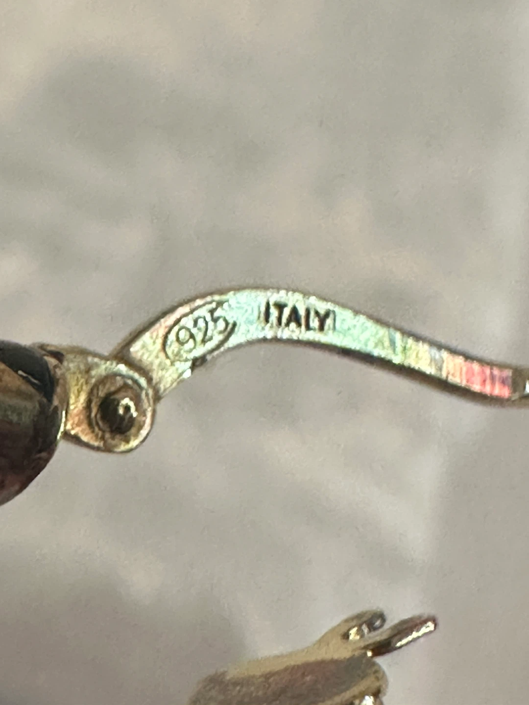 Primavera Italy 24k Gold Over Sterling Hoop Earrings - photo 3