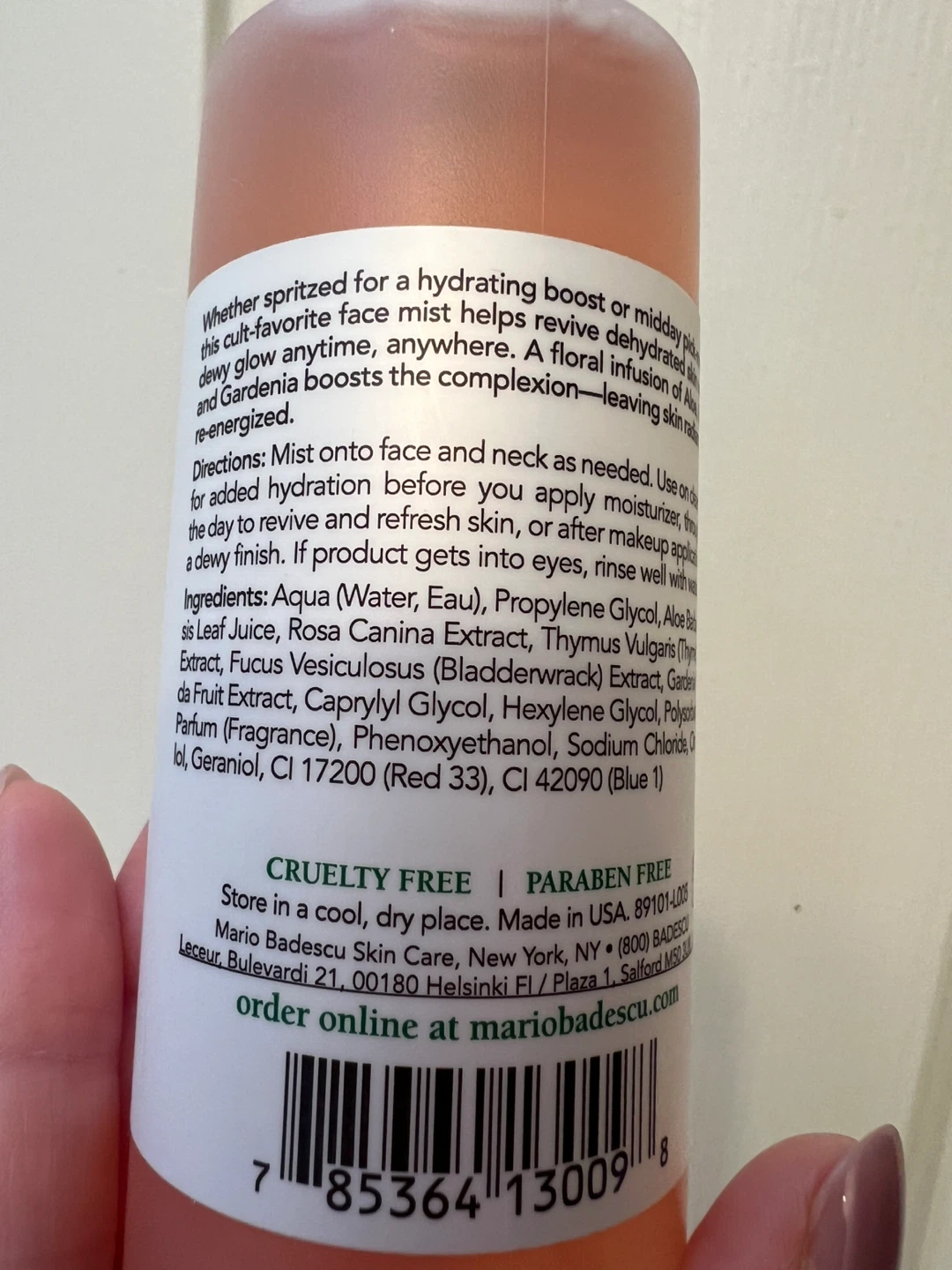 Facial Spray Rosewater - 4 fl oz - photo 3