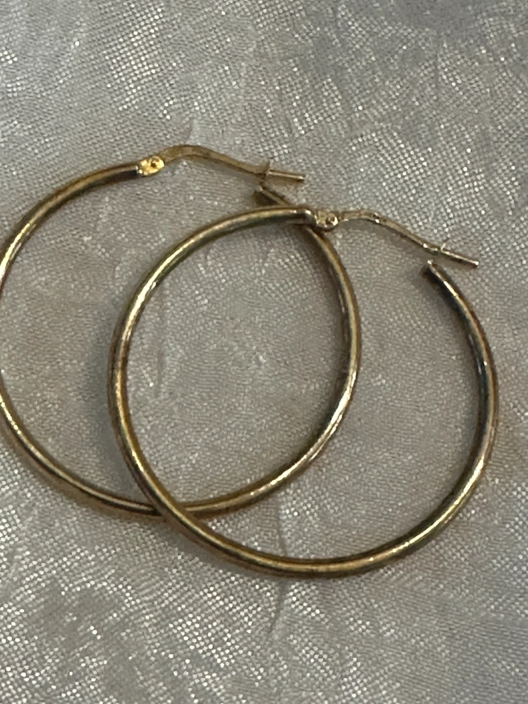 Primavera Italy 24 Karat Gold Over Sterling Hoop Earrings - photo 3