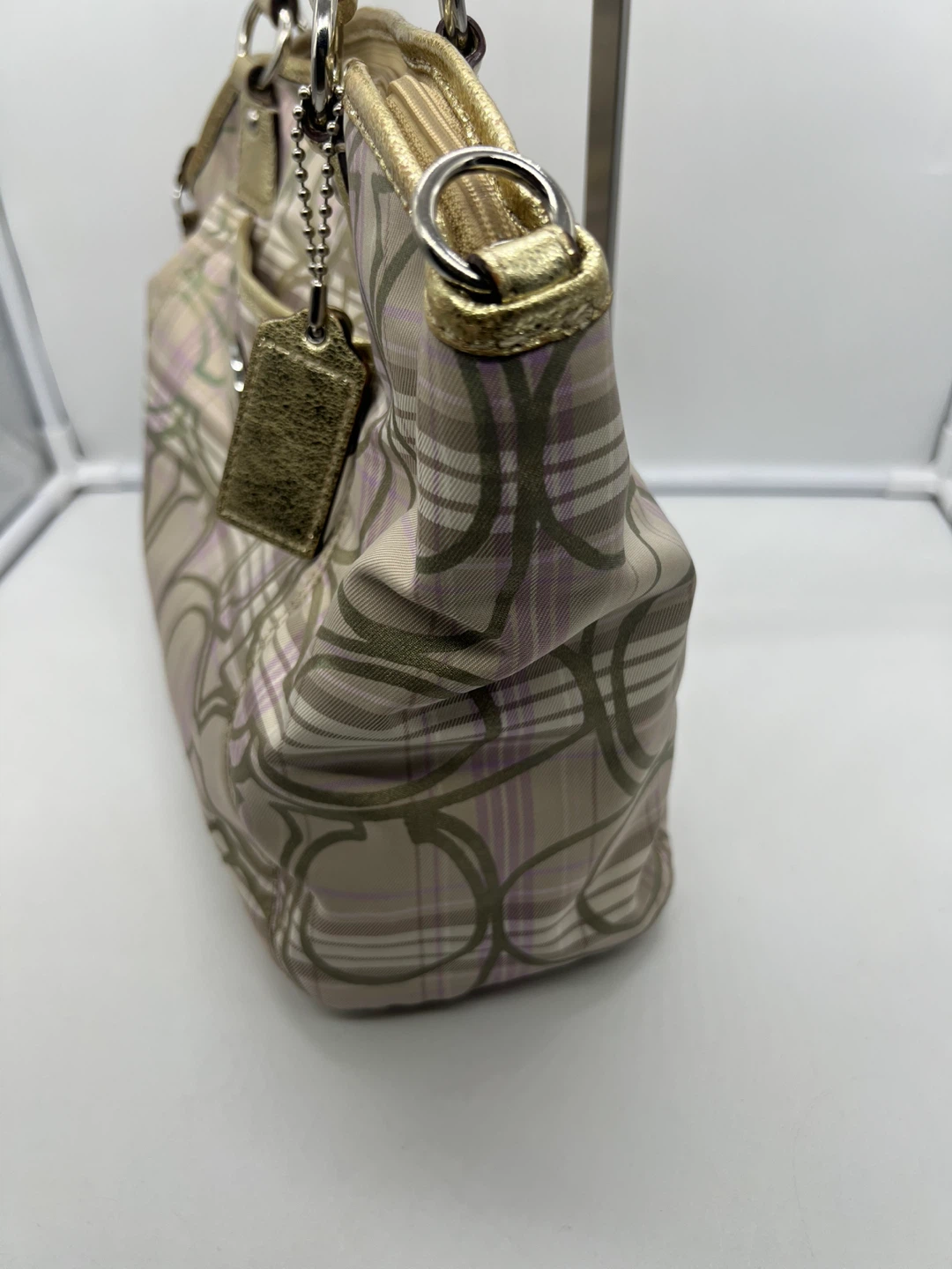 Coach Y2K Plaid Tartan Shoulder Bag - photo 2