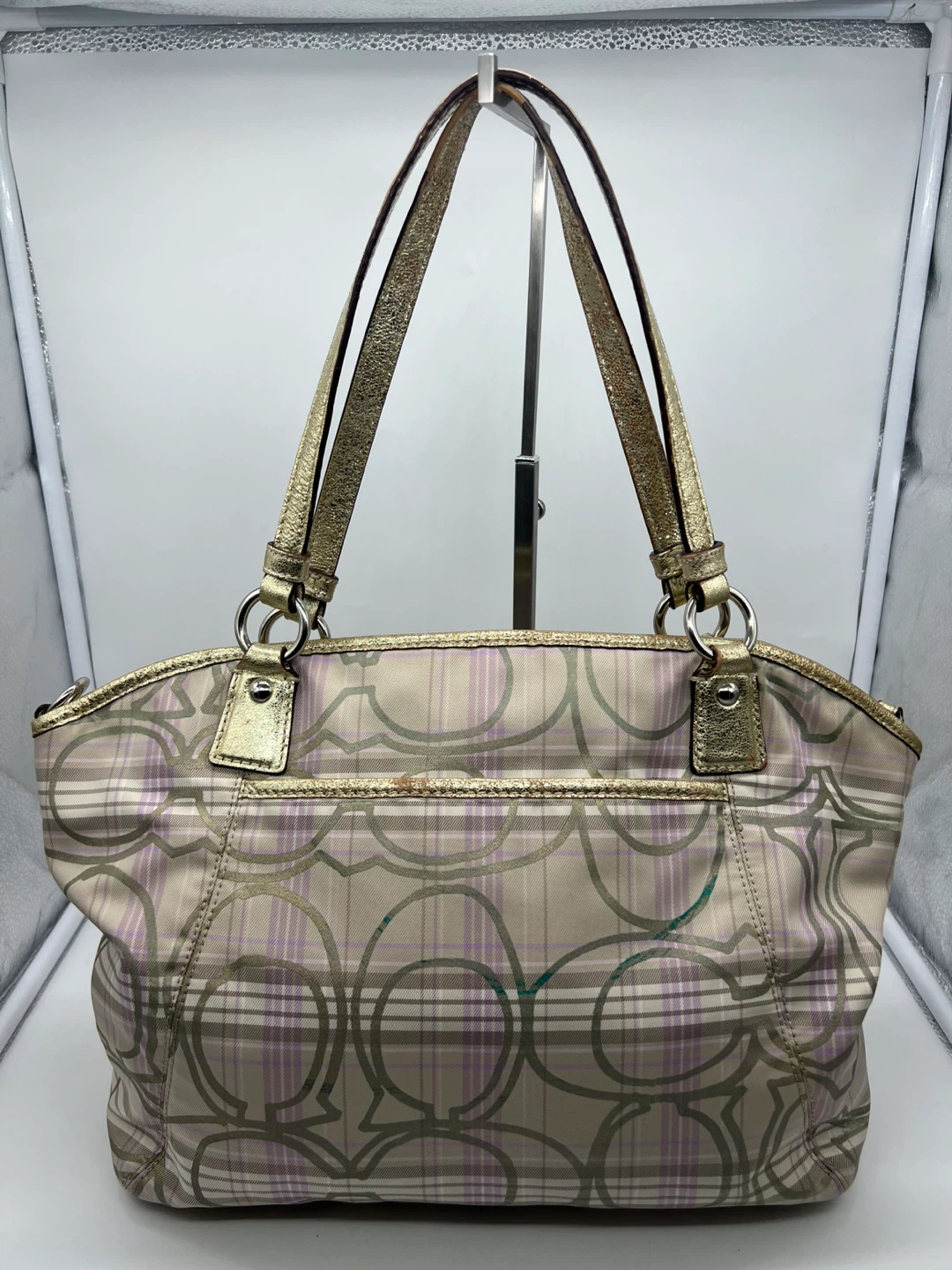 Coach Y2K Plaid Tartan Shoulder Bag - photo 3