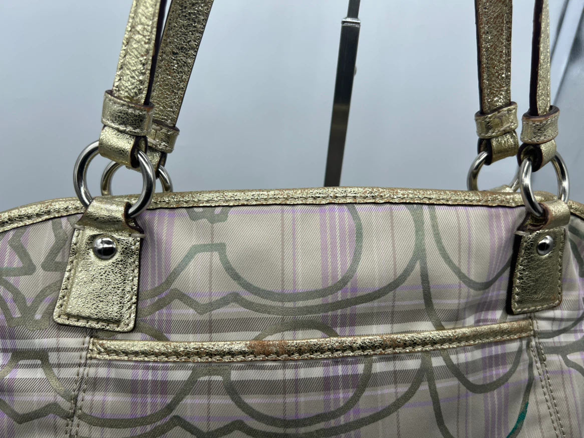 Coach Y2K Plaid Tartan Shoulder Bag - photo 4
