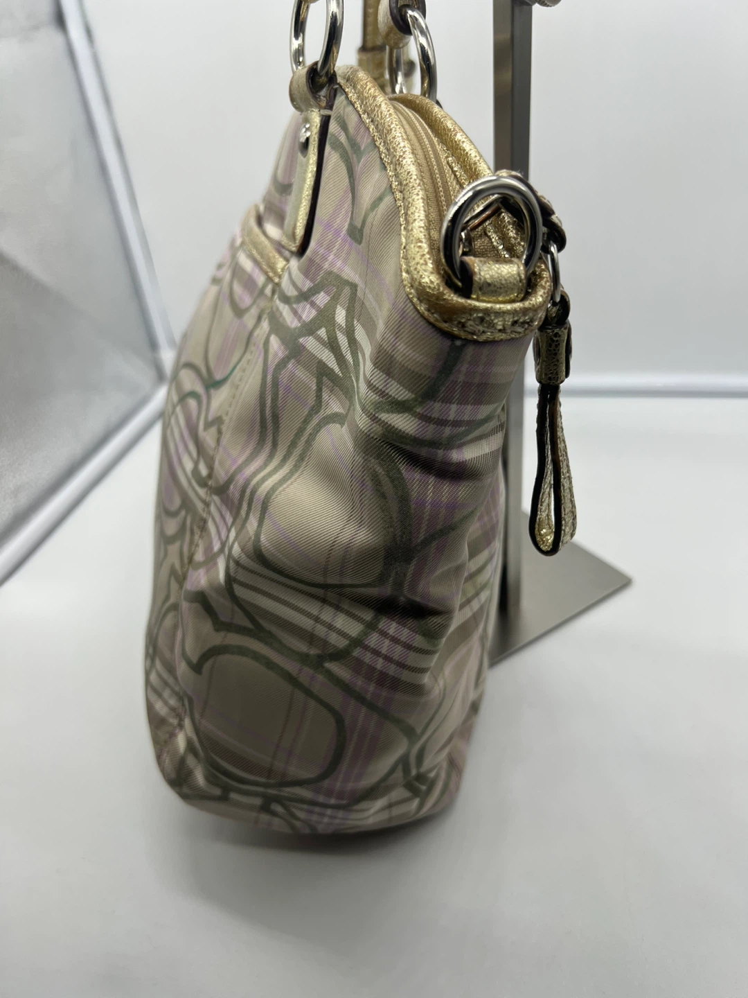Coach Y2K Plaid Tartan Shoulder Bag - photo 5