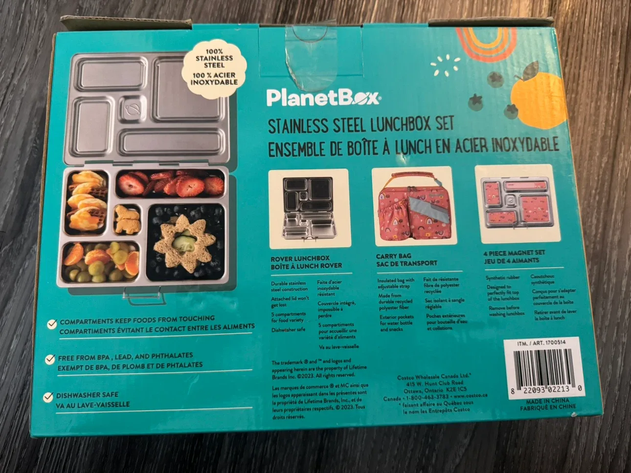 PlanetBox Stainless Steel Lunchbox Set - photo 2