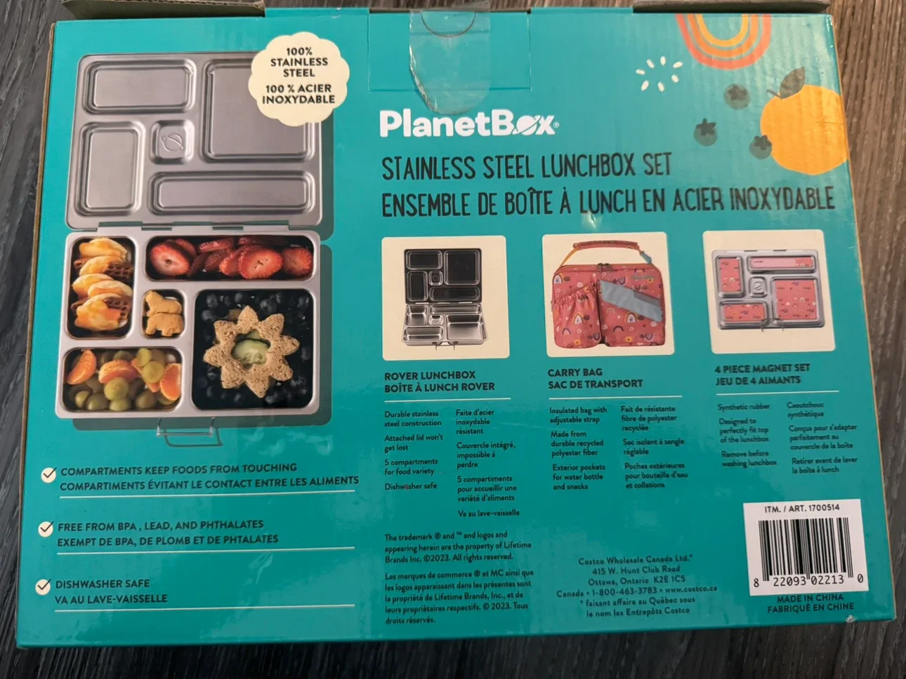 PlanetBox Stainless Steel Lunchbox Set - photo 3
