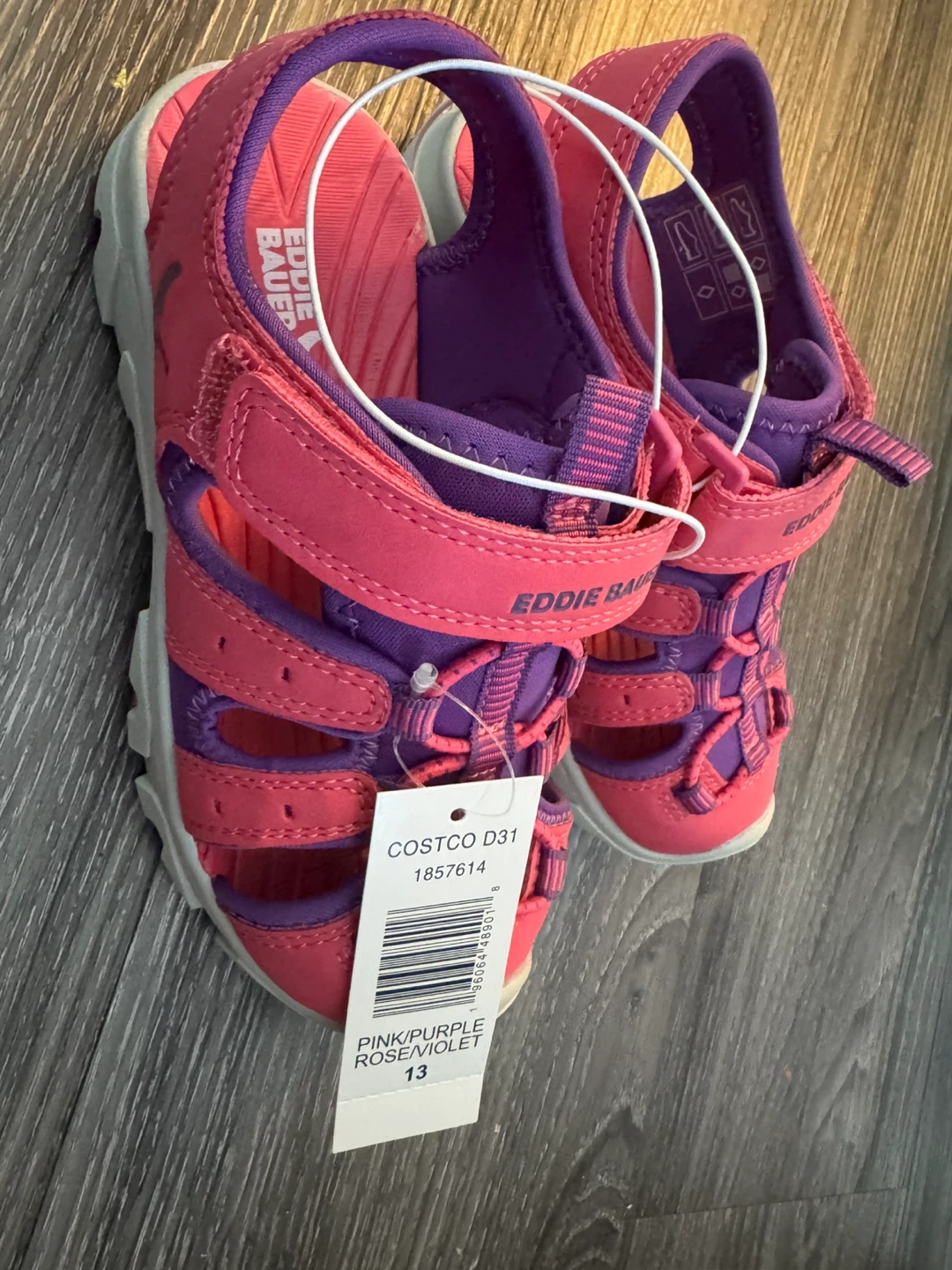 Eddie Bauer Kids Sandals Pink/Purple Rose/Violet Size 13