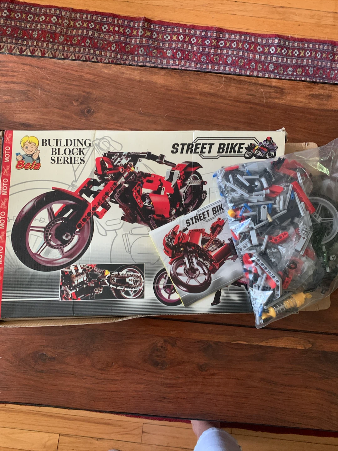 Bela Street Bike Building Blocks Set