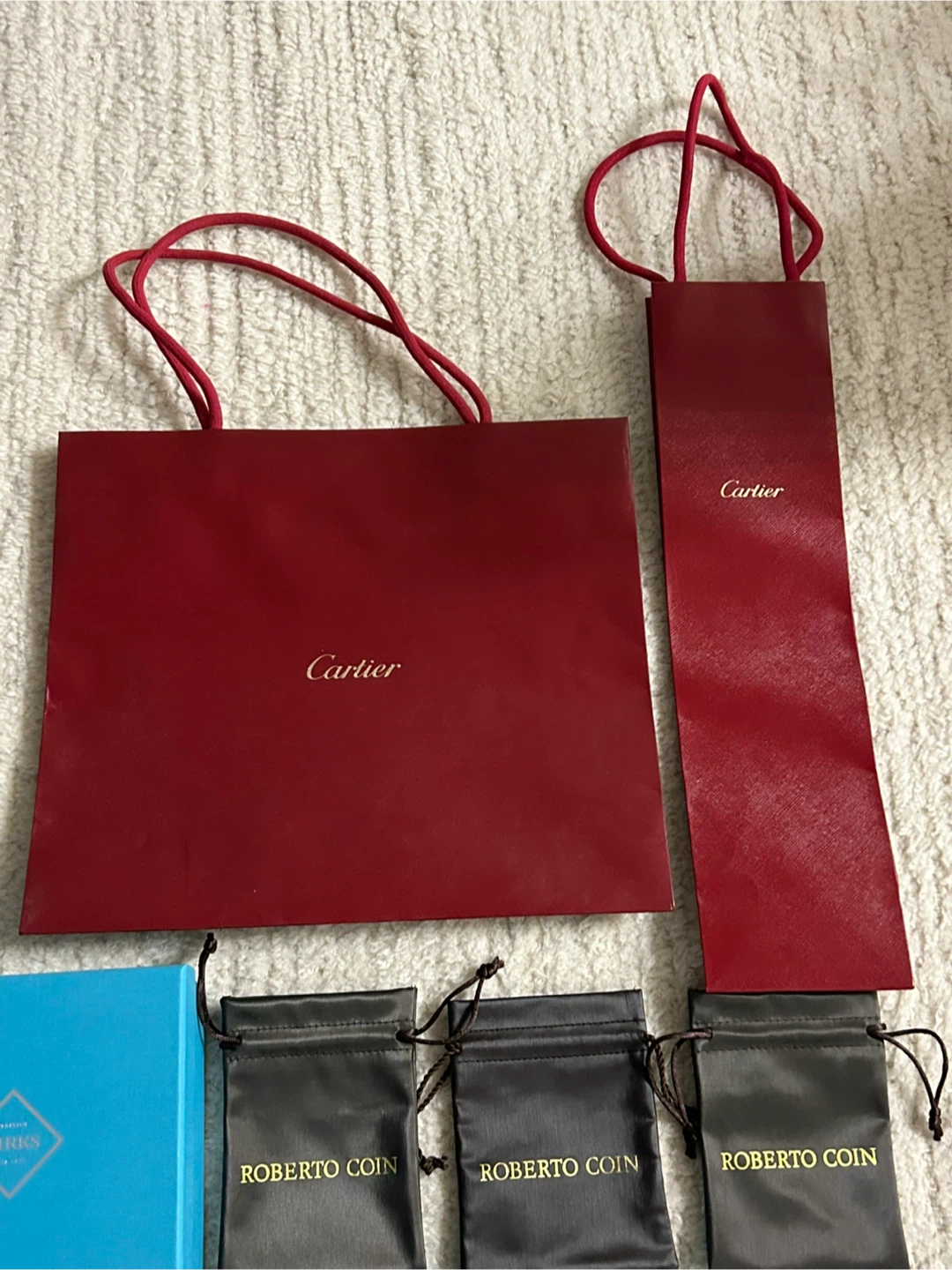 Cartier and Birks boxes & Roberto Coin Pouches - photo 2