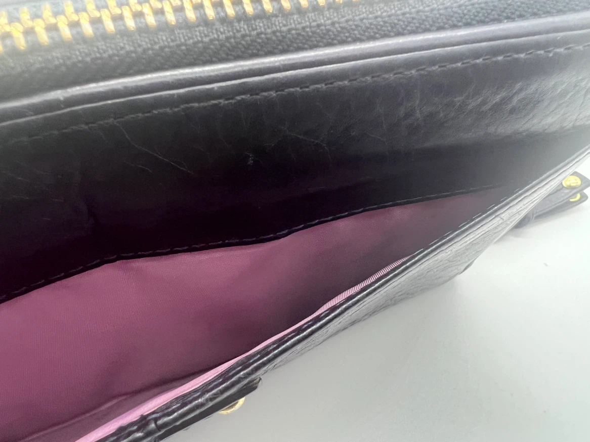 Coach Soho Accordion Purple Leather Wallet - photo 4