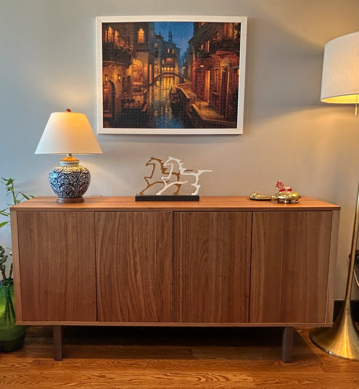 Mid-century Modern Walnut Credenza