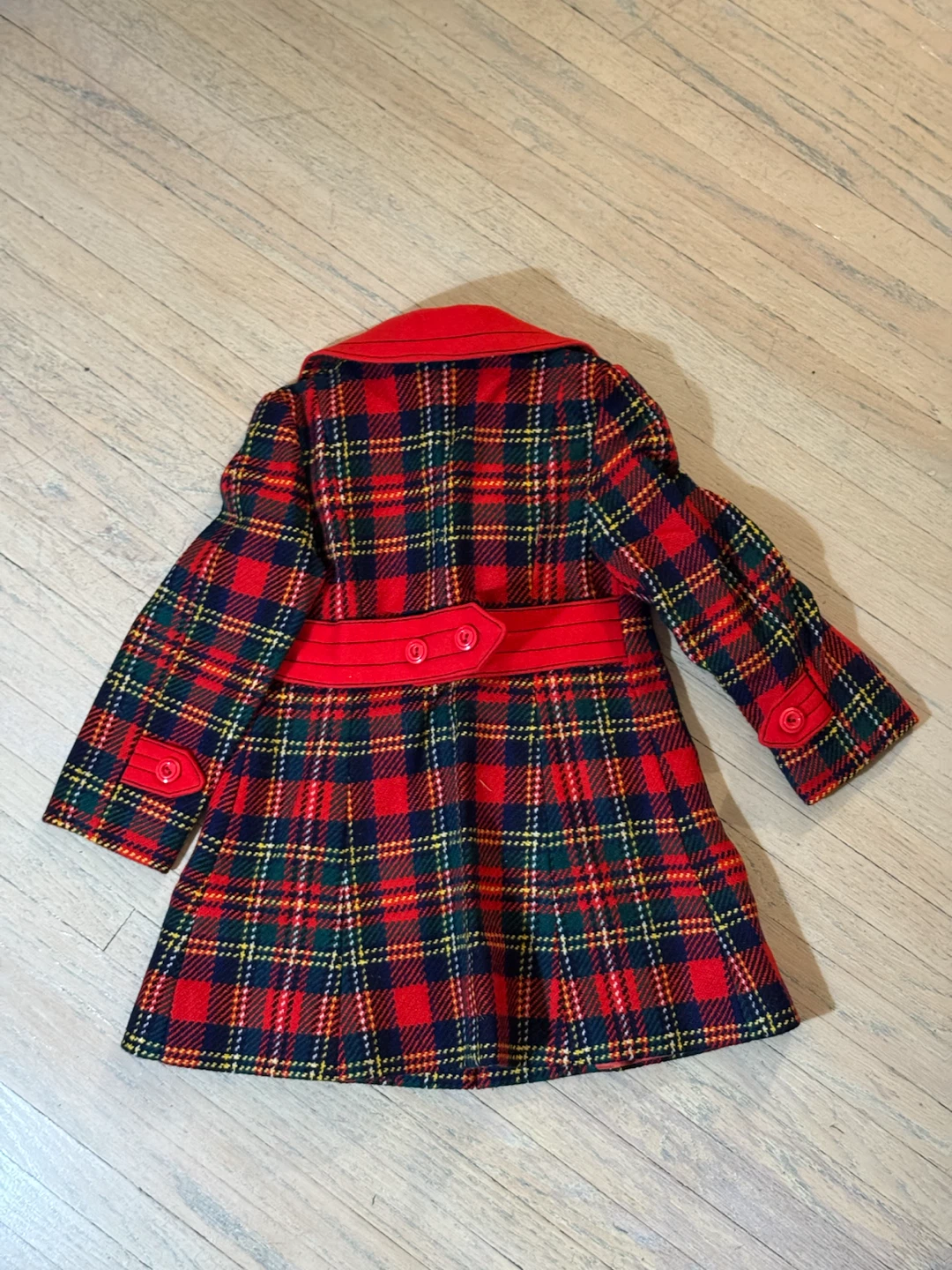 Children’s Vintage Emily Jane by Harrods Tartan Wool Coat - photo 2