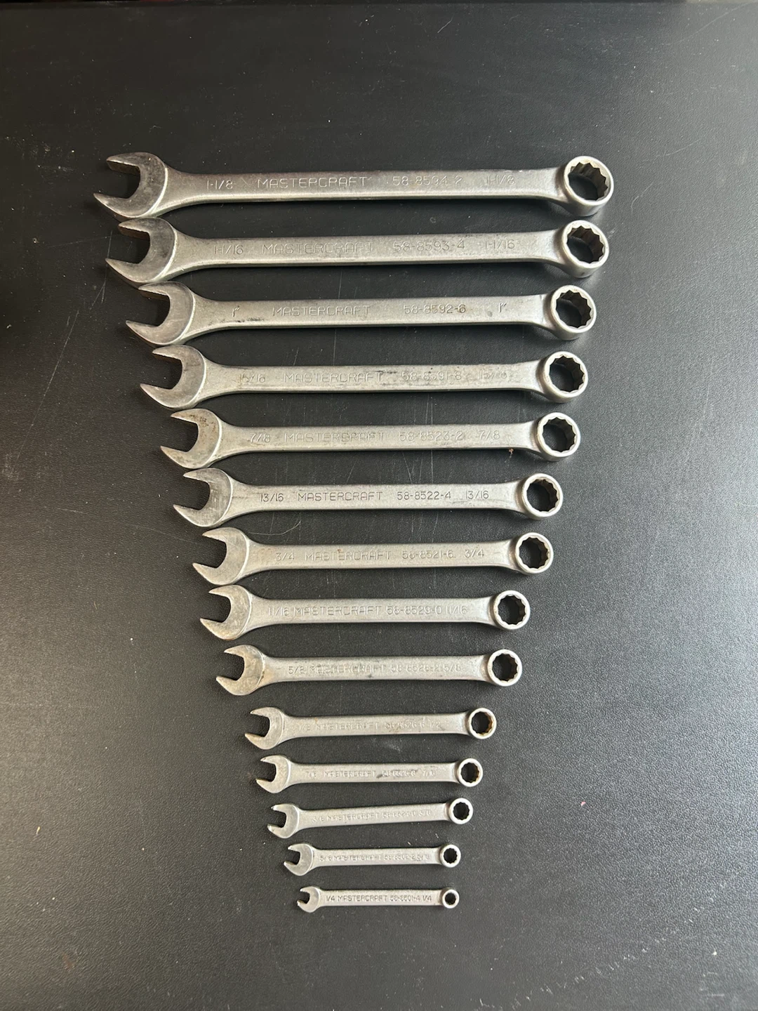 Mastercraft Combination Wrench Set